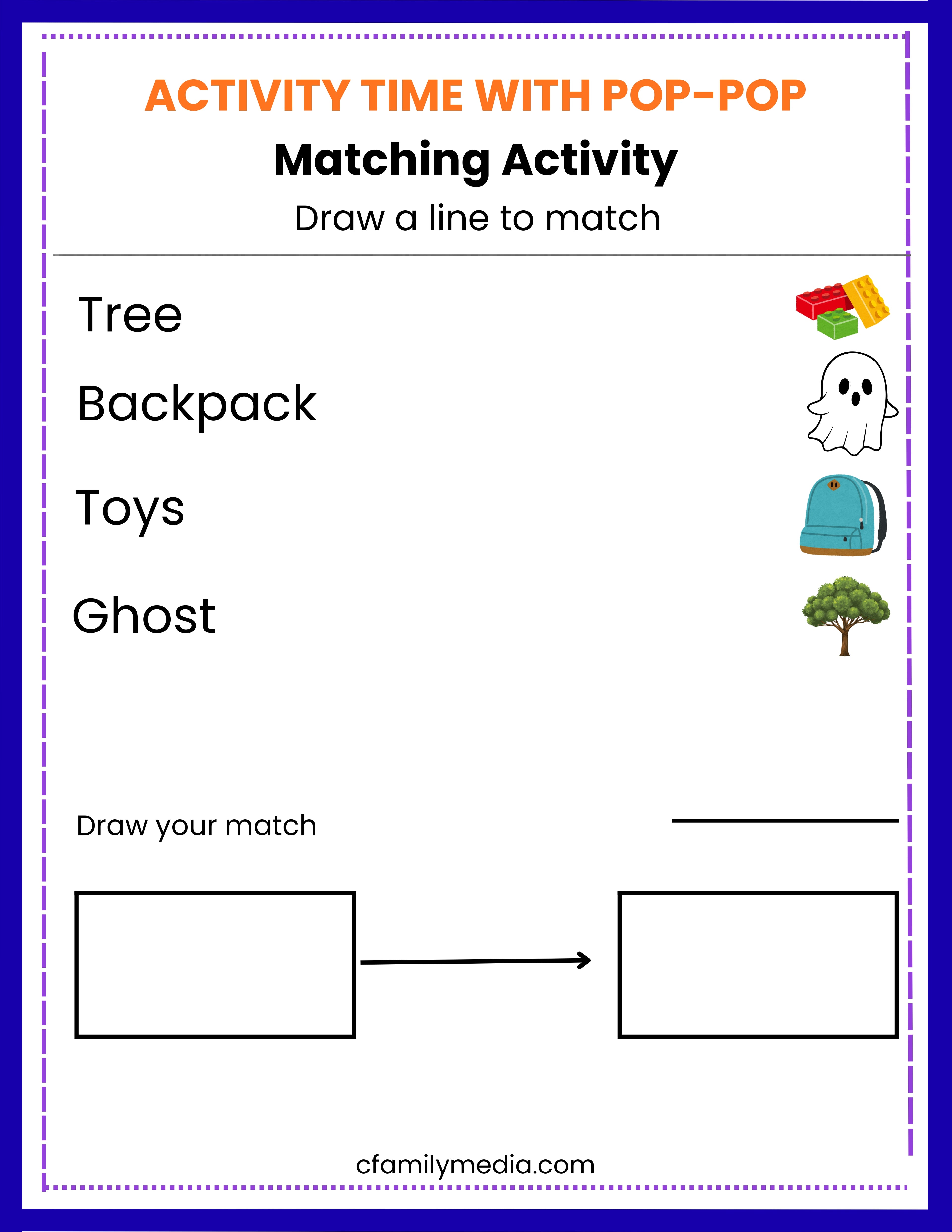 Matching Activity Worksheet