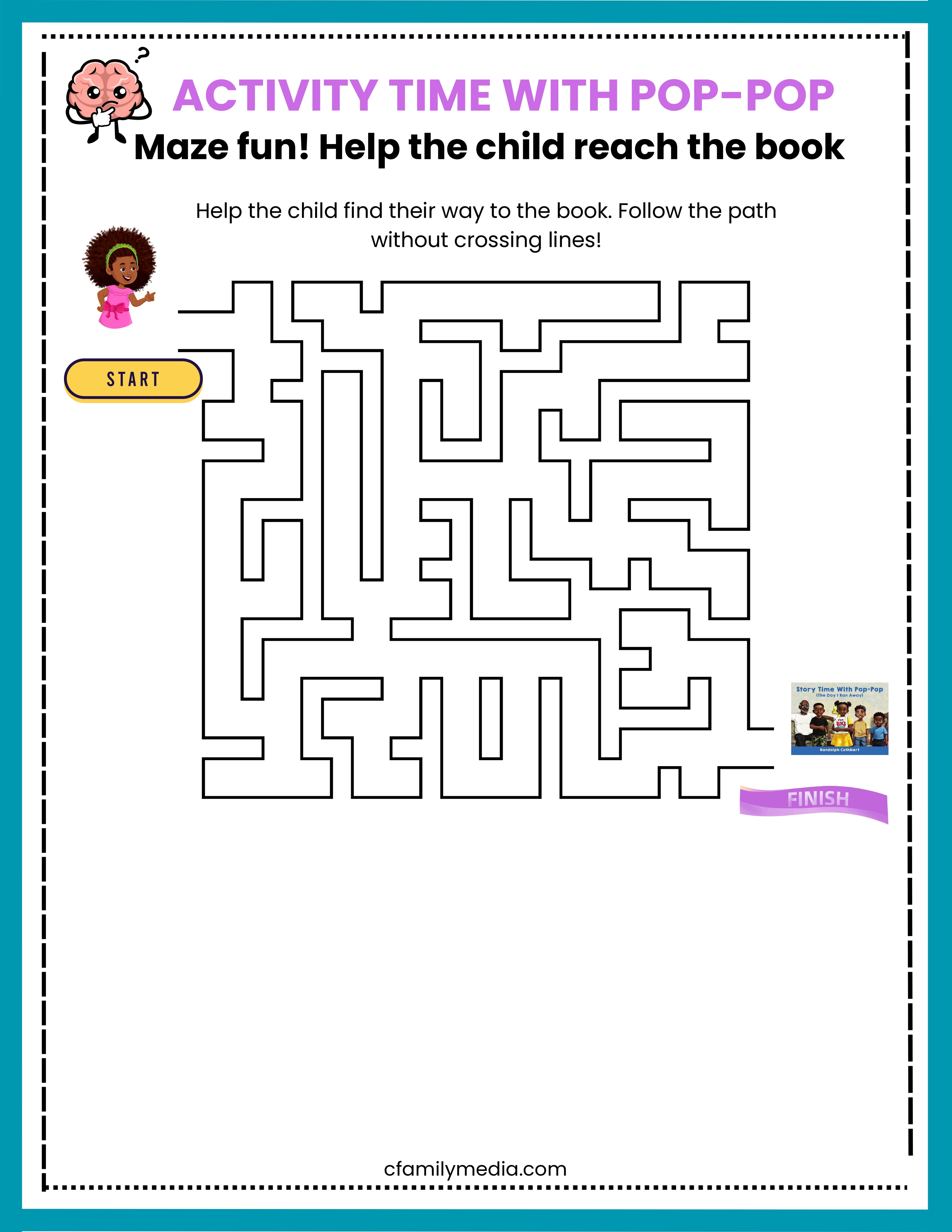 Maze Fun Worksheet